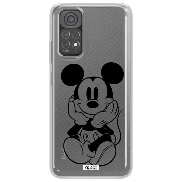 a cartoon of a mouse Xiaomi Redmi Note 11 Clear TPU Case