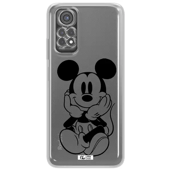 A Cartoon Of A Mouse Xiaomi Redmi Note 11S Clear Tpu Case