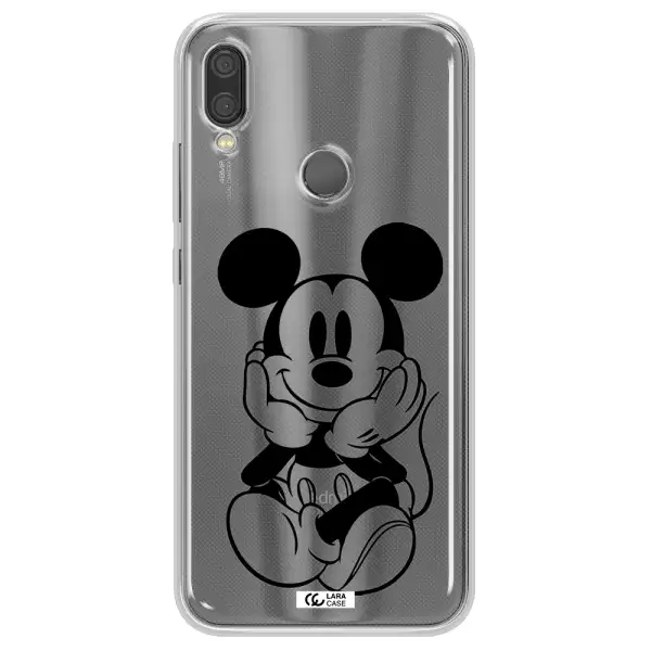 a cartoon of a mouse Xiaomi Redmi Note 7 Clear TPU Case