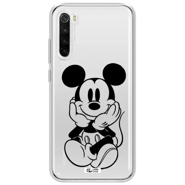 A Cartoon Of A Mouse Xiaomi Redmi Note 8T Clear Tpu Case
