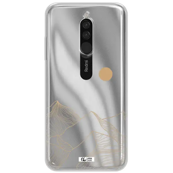 A Mountain Range With A Sun In The Background Xiaomi Redmi 8 Clear Tpu Case