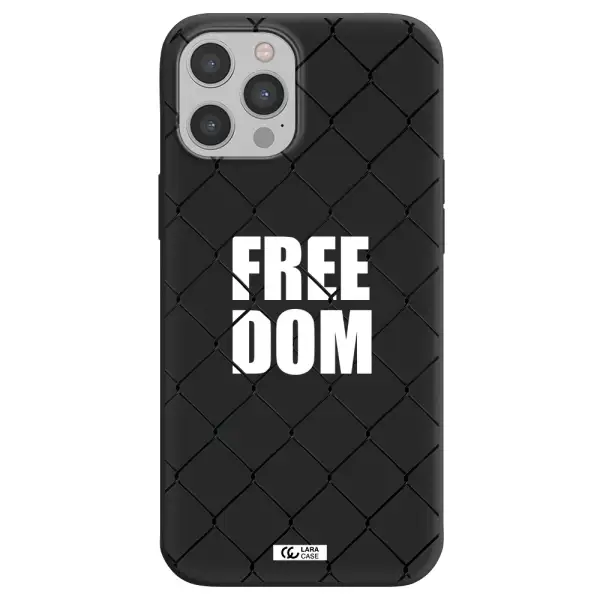 a close-up of a chain link fence Apple iPhone 12 pro Silicone black Case