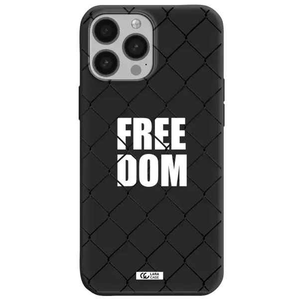 a close-up of a chain link fence Apple iPhone 13 Pro Max Silicone black Case