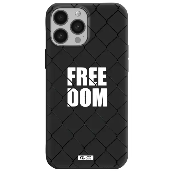 a close-up of a chain link fence Apple iPhone 13 Pro Silicone black Case