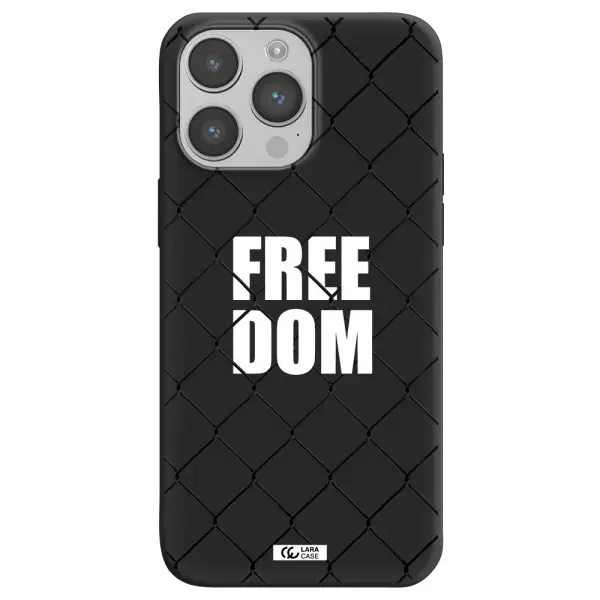 a close-up of a chain link fence Apple iPhone 14 pro Silicone black Case