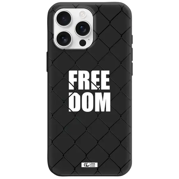 A Close-Up Of A Chain Link Fence Apple Iphone 16 Pro Max Silicone Black Case