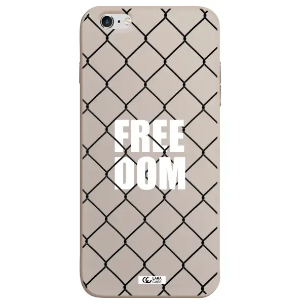 a close-up of a chain link fence Apple iPhone 6 s plus Silicone Stone Case
