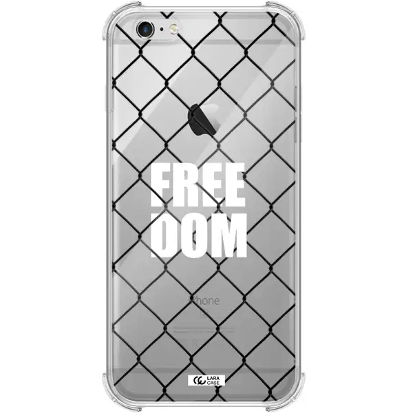 a close-up of a chain link fence Apple iPhone 6S Clear PC Case
