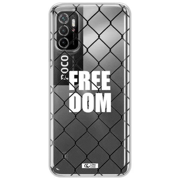 A Close-Up Of A Chain Link Fence Xiaomi Poco M3 Pro Clear Tpu Case