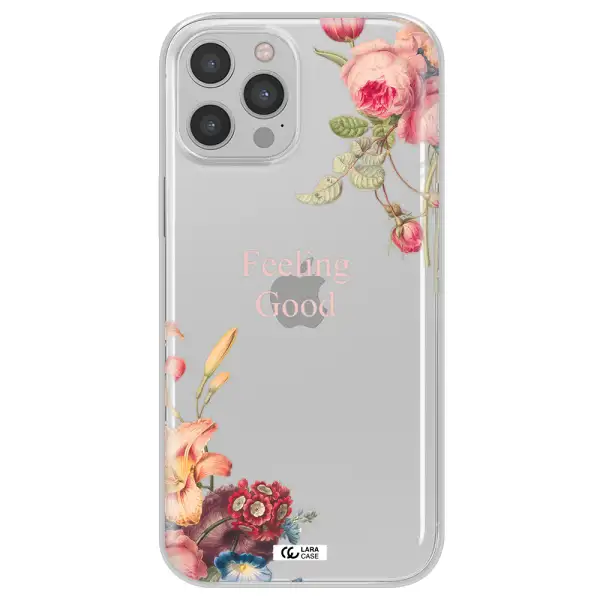a close-up of flowers Apple iPhone 12 pro Clear TPU Case