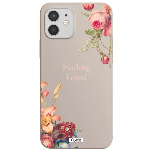 a close-up of flowers Apple iPhone 12 Silicone Stone Case