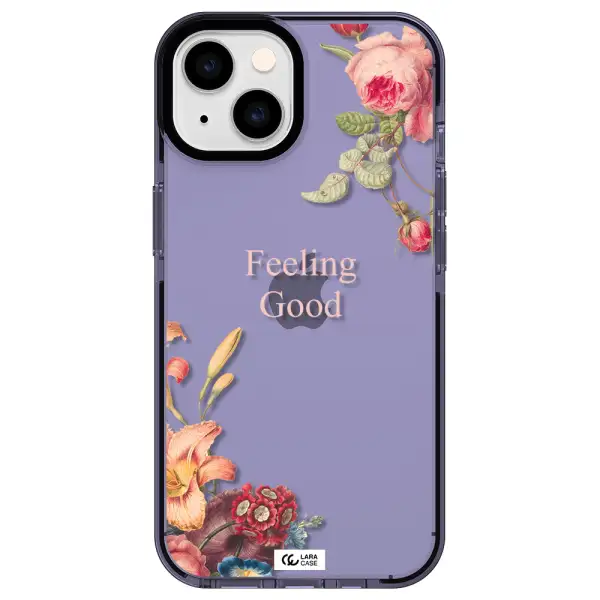 a close-up of flowers Apple iPhone 14 impact Lilac Case