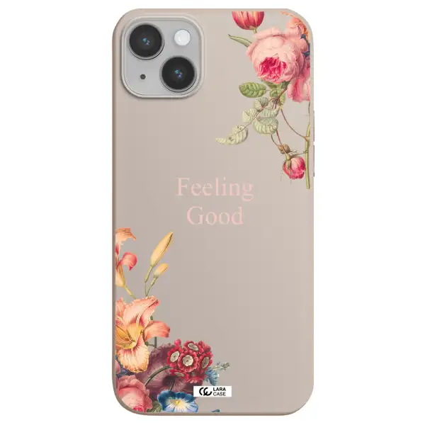 a close-up of flowers Apple iPhone 14 plus Silicone Stone Case