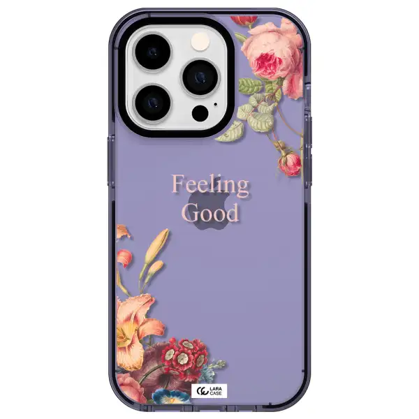 a close-up of flowers Apple iPhone 14 pro impact Lilac Case