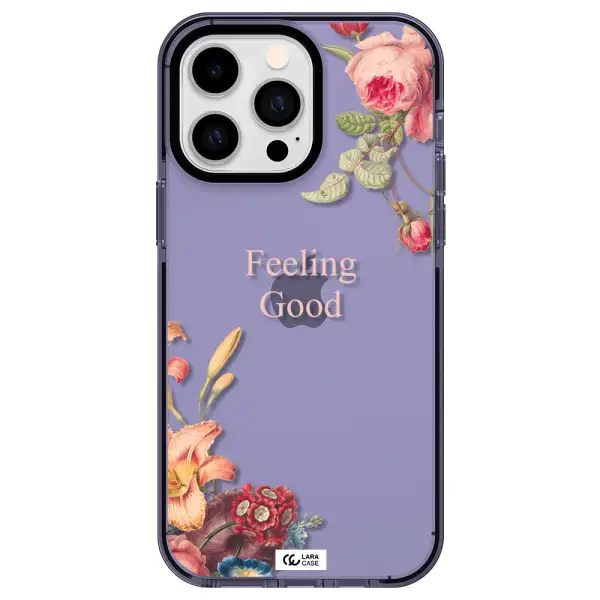 a close-up of flowers Apple iPhone 15 Pro impact Lilac Case
