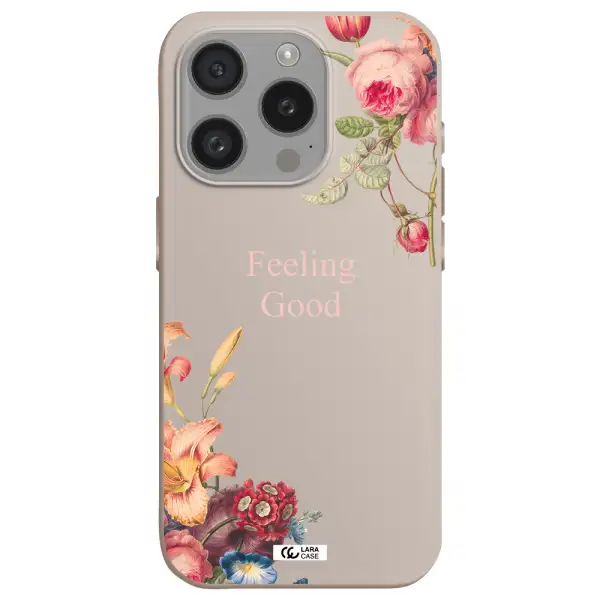 A Close-Up Of Flowers Apple Iphone 15 Pro Silicone Stone Case