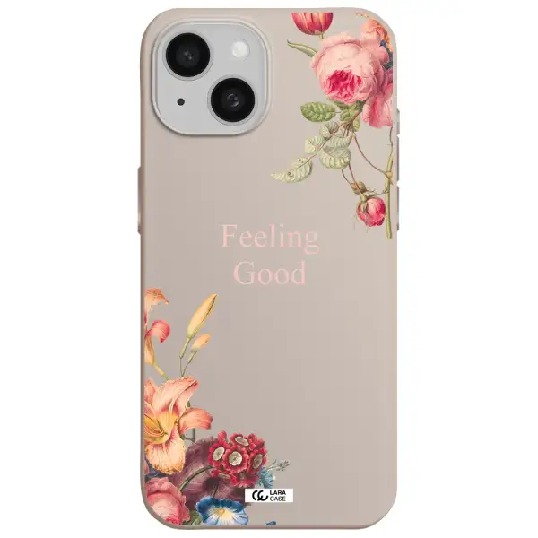 a close-up of flowers Apple iPhone 15 Silicone Stone Case