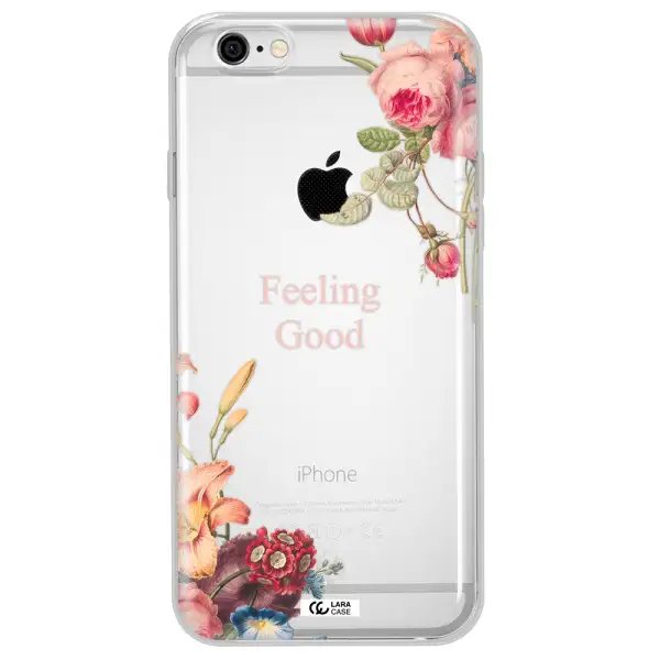 a close-up of flowers Apple iPhone 6 Clear TPU Case