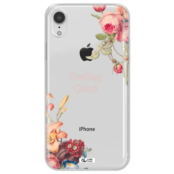 a close-up of flowers Apple iPhone XR Clear TPU Case