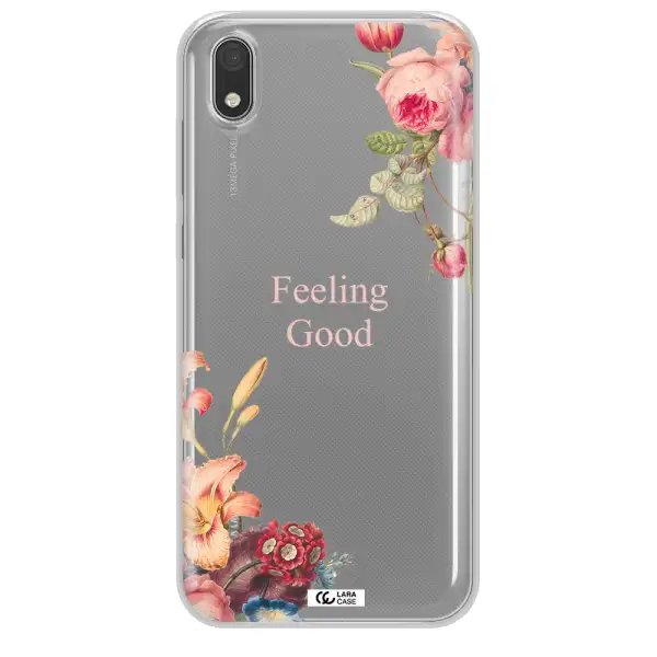 a close-up of flowers Huawei Honor 8S Clear TPU Case