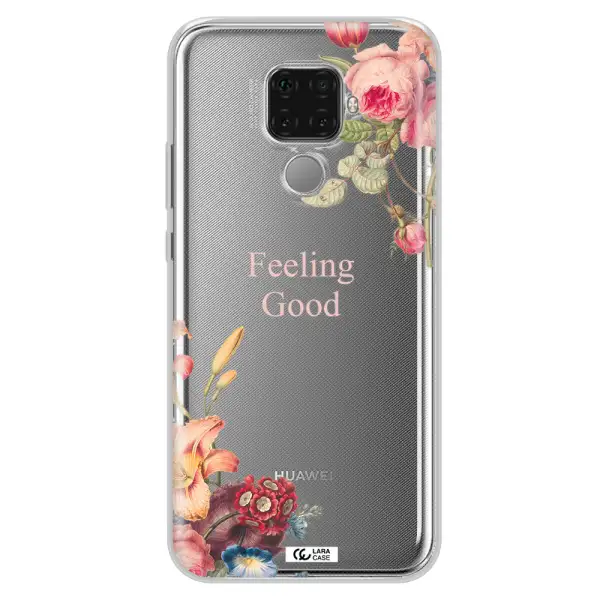 a close-up of flowers Huawei Mate 30 Lite Clear TPU Case