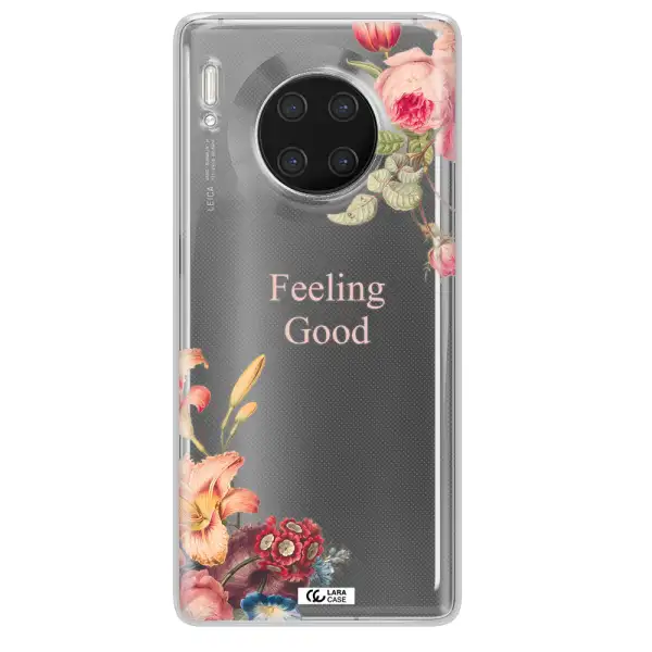 a close-up of flowers Huawei Mate 30 Pro Clear TPU Case