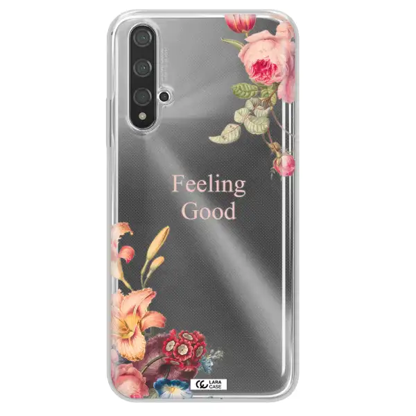 a close-up of flowers Huawei Nova 5t Clear TPU Case