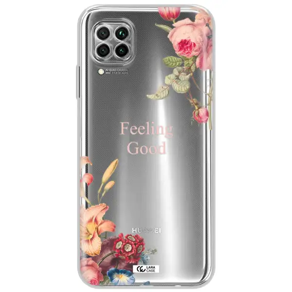 A Close-Up Of Flowers Huawei Nova 7I Clear Tpu Case