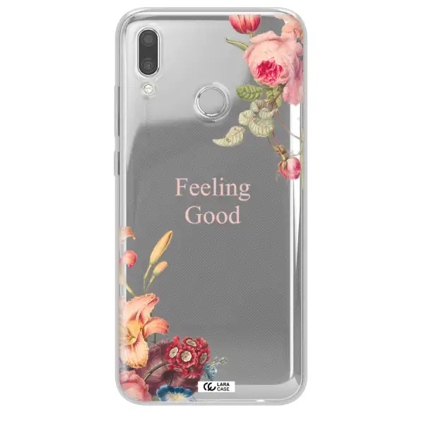a close-up of flowers Huawei P Smart 2019 Clear TPU Case