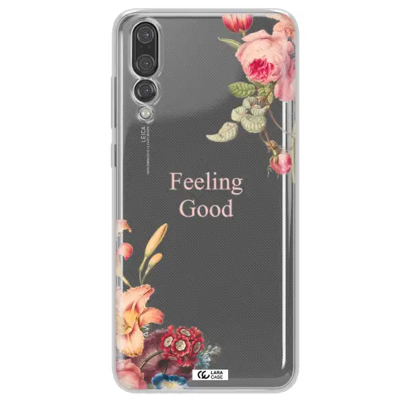 a close-up of flowers Huawei P20 Pro Clear TPU Case