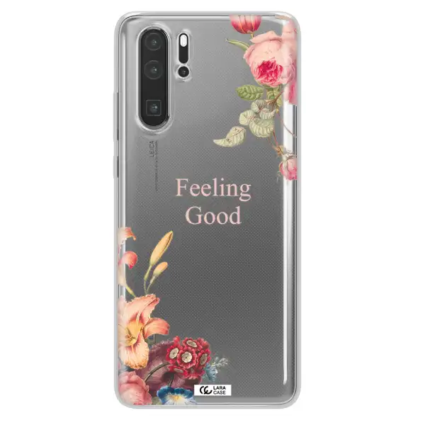 a close-up of flowers Huawei P30 Pro Clear TPU Case