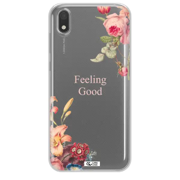 a close-up of flowers Huawei Y5 2019 Clear TPU Case