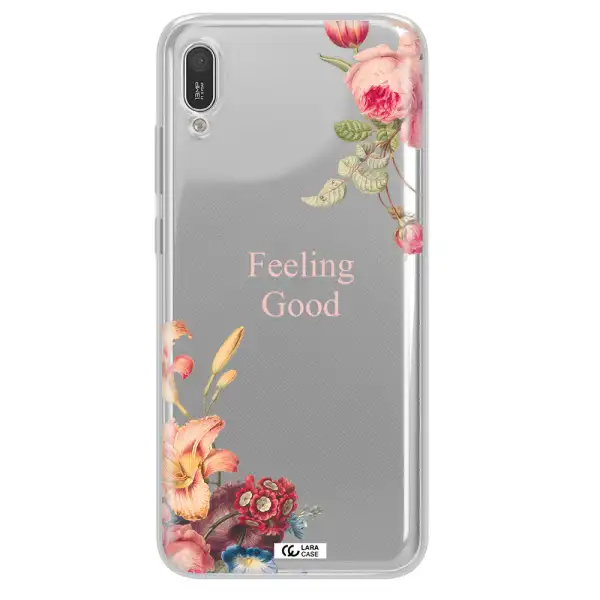 a close-up of flowers Huawei Y6 Pro 2019 Clear TPU Case