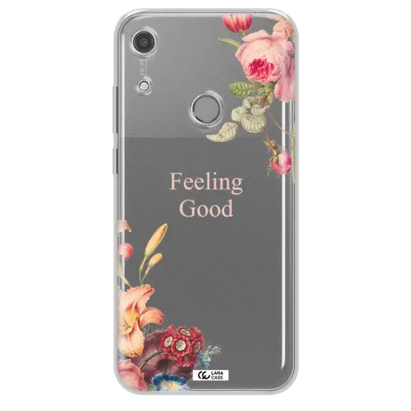 a close-up of flowers Huawei Y6S Clear TPU Case
