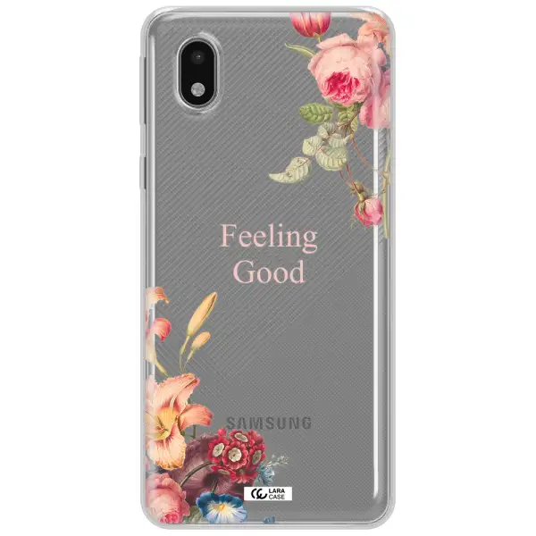 A Close-Up Of Flowers Samsung A01 Core Clear Tpu Case