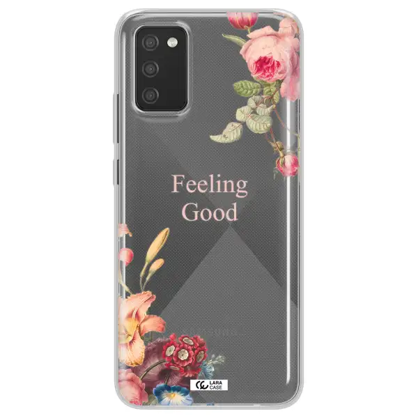 a close-up of flowers Samsung A02S Clear TPU Case