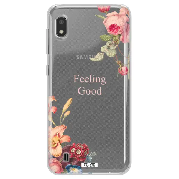 a close-up of flowers Samsung A10 Clear TPU Case