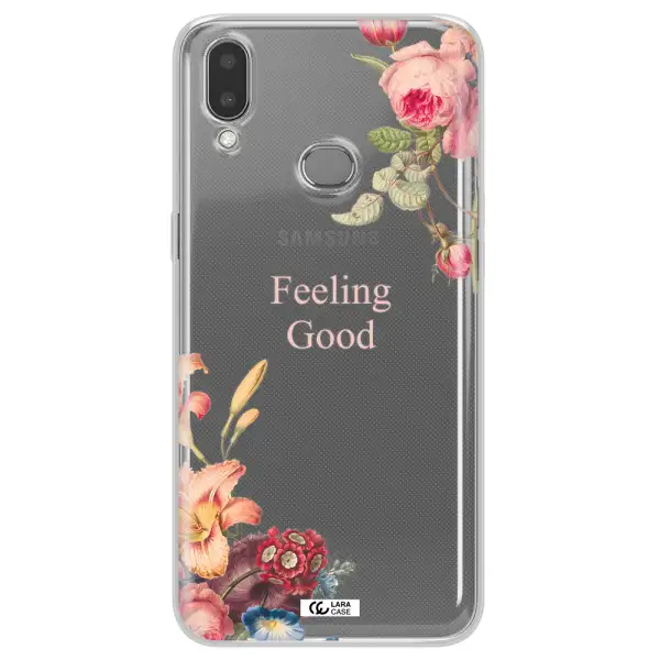 a close-up of flowers Samsung A10S Clear TPU Case