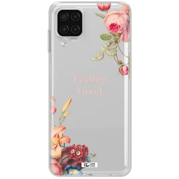a close-up of flowers Samsung A12 4g Clear TPU Case