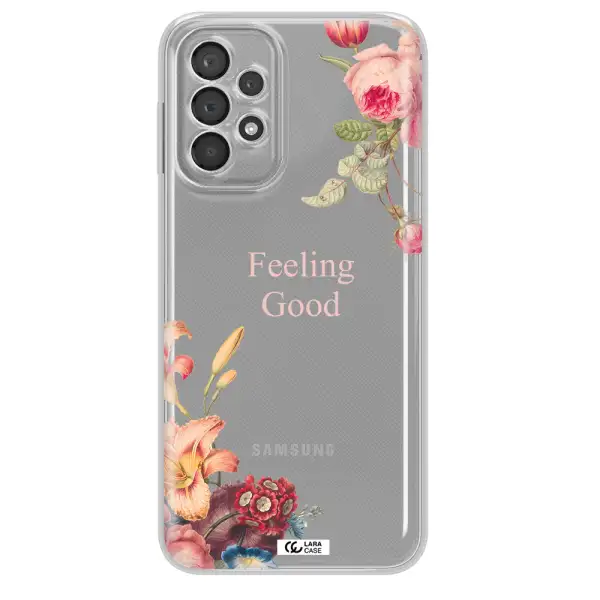 A Close-Up Of Flowers Samsung A23 5G Clear Tpu Case