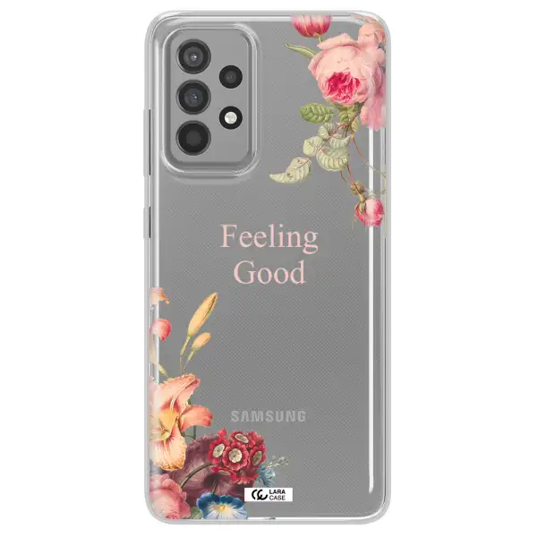 a close-up of flowers Samsung A52 Clear TPU Case