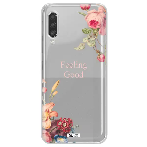 a close-up of flowers Samsung A90 Clear TPU Case