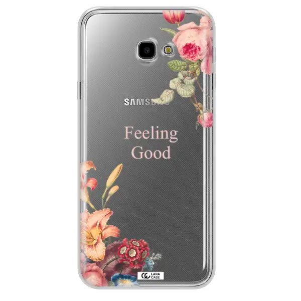 a close-up of flowers Samsung J4 Plus Clear TPU Case