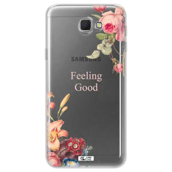 a close-up of flowers Samsung J5 Prime Clear TPU Case