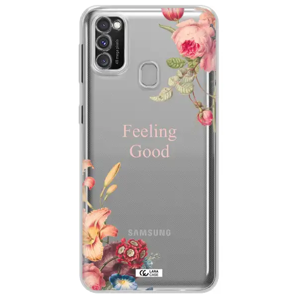 a close-up of flowers Samsung M30S Clear TPU Case