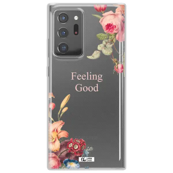 a close-up of flowers Samsung Note 20 Ultra Clear TPU Case