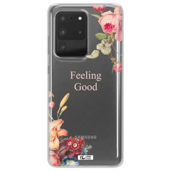 a close-up of flowers Samsung S20 Ultra Clear TPU Case