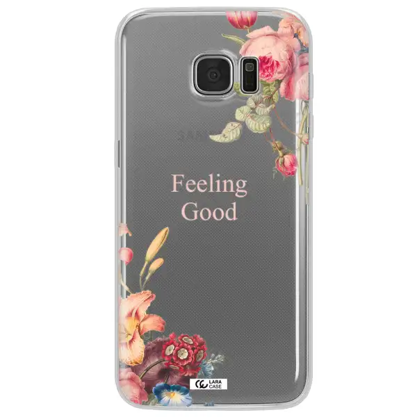 a close-up of flowers Samsung S7 Edge Clear TPU Case