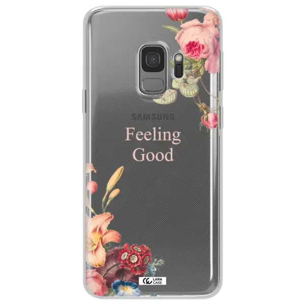 a close-up of flowers Samsung S9 Clear TPU Case