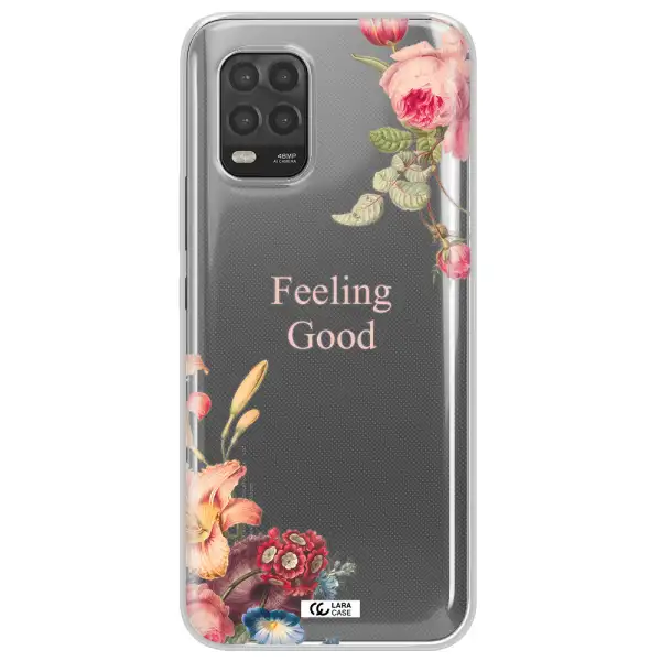 a close-up of flowers Xiaomi Mi 10 Lite Clear TPU Case